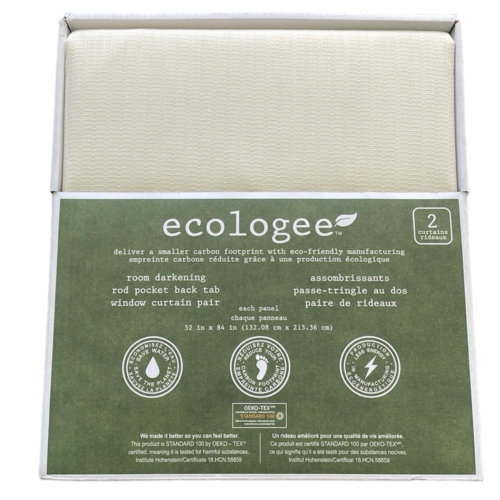 Silk Home Ecologee Total Blackout Curtain 2-Panel